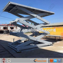 CHINA 4 wheel motorcycle lift tale hydraulic stationary scissor car lift platform with CE